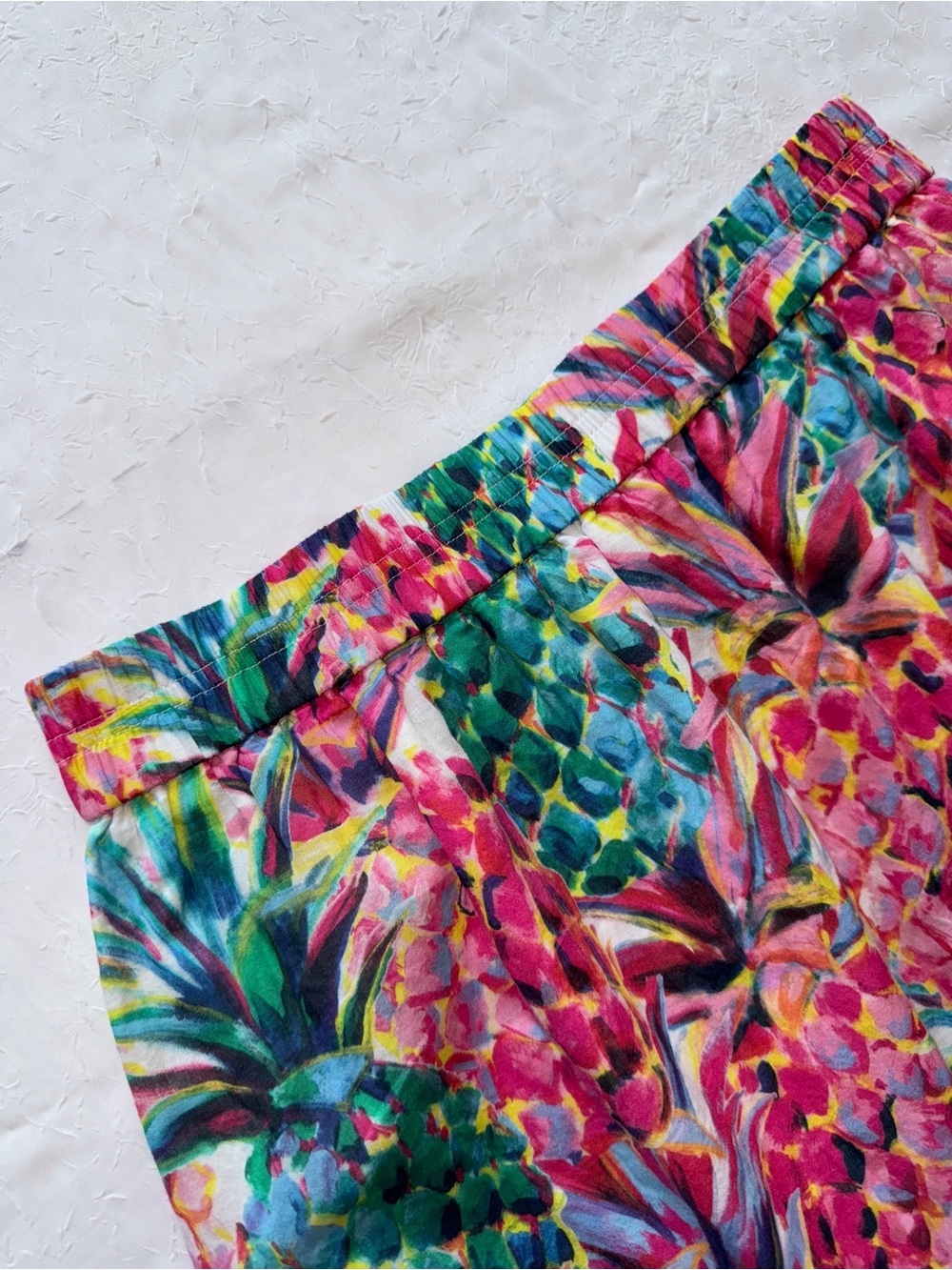 J. Crew Pineapple Skirt  13” stretch waist - Picture 5 of 10